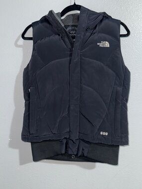 The North Face Black Hooded 600 Puffer Vest